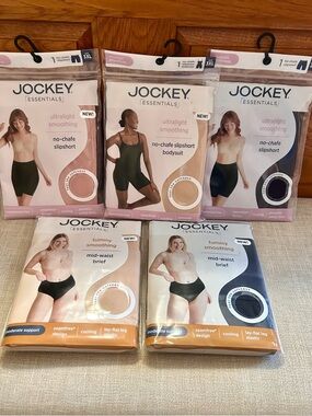 Women Jockey Essentials bundle 5 packs 7 pairs total 3x